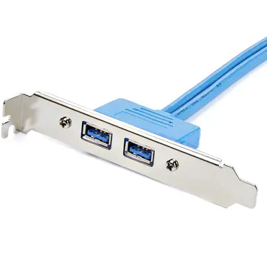 StarTech.com Add 2 USB 3.0 a Female Ports to the Back of Your Computer - USB 3.0 Plate - USB, image 6