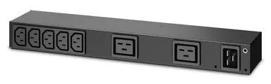 APC by Schneider Electric Rack PDU, Basic, 0U/1U, 100-240V/20A, 220-240V/16A, IEC 60320 C20;7 IEC 60320 C1