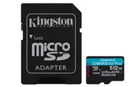 Kingston 512GB microSDXC Canvas Go Plus GEN4 200MB/S A2 U3 V30 Card + Adapter, image 3