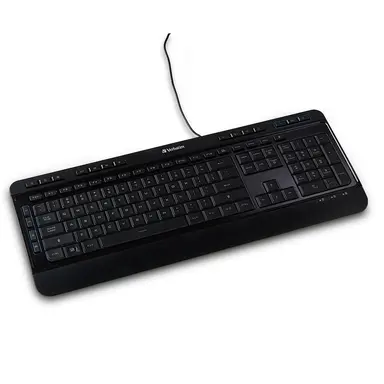 Verbatim Americas Illuminated Wired Keyboard, image 7