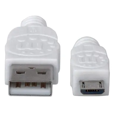 Manhattan - Strategic 3.3 FT USB 2.0 CBL Am-Micro BM WHT, image 7