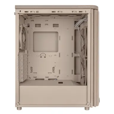 ASUS Proart PA401 Wood Edition Beige ATX Case with Tempered Glass PANEL; Support, image 7