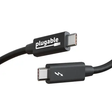 Plugable Technologies Plugable Windows Transfer Cable 6.6FT (2M) Thunderbolt 10GBPS Bundled with Bra