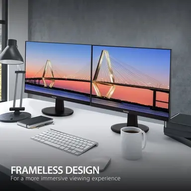 ViewSonic 22 in Mva LCD Monitor, HDMI, VGA, Frameless, 1920 × 1080 Resolution., image 6
