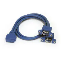 StarTech.com Extend a USB 3.0 Motherboard Header into Two Panel-Mount USB 3.0-a Ports - Panel, image 3