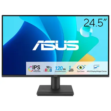 ASUS computer monitor 62.2 cm (24.5") 1920 x 1080 pixels Full HD LCD Black
