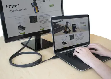 Plugable Technologies Plugable HDMI to VGA Adapter, Unidirectional Driverless 6 ft Cable HDMI Laptops, image 6