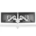 Chief Manufacturing KX Clmn Desk Mnt Dual 2L Arms Wht, image 5