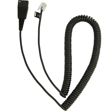 Jabra QD Cord, Coiled, Mod. Plug, image 4