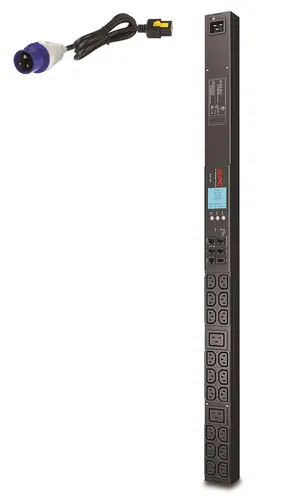 APC by Schneider Electric Rack PDU 2G, Metered, Zerou, 16A, 230V, (18) C13 & (2) C19, IEC309 Cord, image 4
