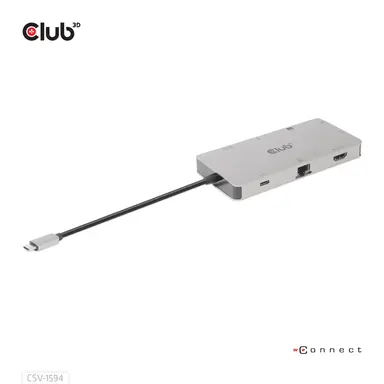 Club 3D B.V Usbc 9-in-1 Hub with HDMI, VGA, 2X USB-a, image 8