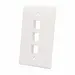 Intellinet 3-Outlet Keystone Wall Plate, image 5