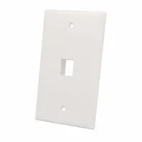Intellinet 1-Outlet Keystone Wall Plate, image 3