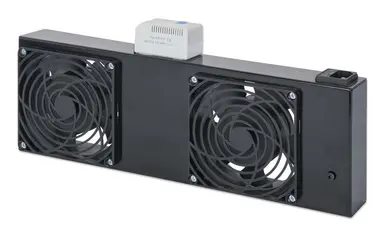 Intellinet 2-Fan Ventilation Unit with Thermostat for 19 Wallmount Cabinets, image 7