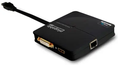 Plugable Technologies Plugable USB 3.0 Universal Mini Laptop Docking Station for Windows And Mac (DUAL
