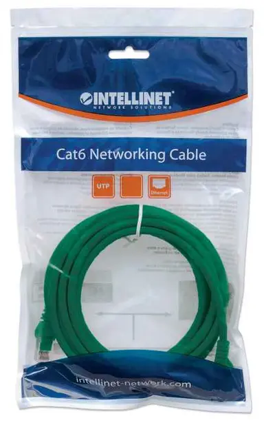 Intellinet 1.5 FT Green Cat6 Snagless Patch Cable, image 6