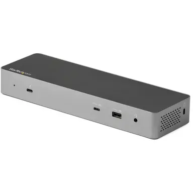 StarTech.com Universal Thunderbolt Dock for TB/USB Type-C Laptops - Docking Station with Dual