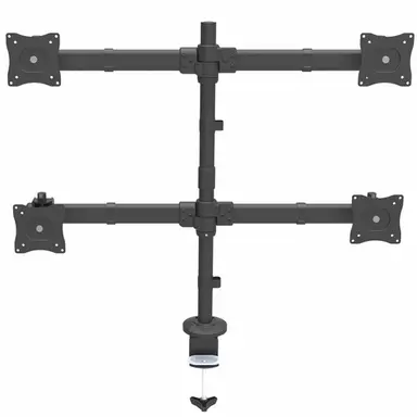 StarTech.com VESA 75X75/100X100MM Heavy Duty Steel Desk Mount Quad Monitor Arm (2X2) Supports, image 3
