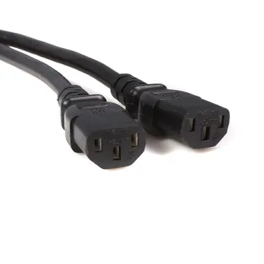 StarTech.com AC Power Cord 1M (3.3 ft) 16AWG Power Supply Extension Cable IEC 60320 C14 to IEC, image 6