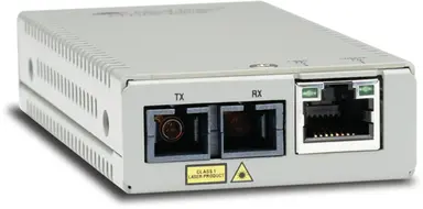 Allied Telesis TAA (Federal) 10/100TX to 100FX/SC MM Media & Rate Converter, Multi-Region Psu, image 4