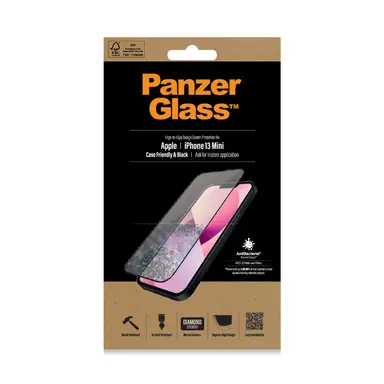Panzerglass Iphone 13 Mini Black Frame Screen, image 6