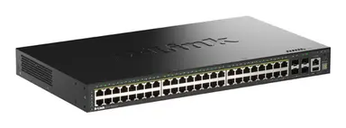 D-Link Systems 52 Port Gigabit Lite Layer 3 Stackable Smart Managed POE Switch, image 4