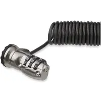 STARTECH.COM Laptop Combination Cable Lock - with 6 Ftself-Coiling Cable - Portable 3-DIGIT L, image 3