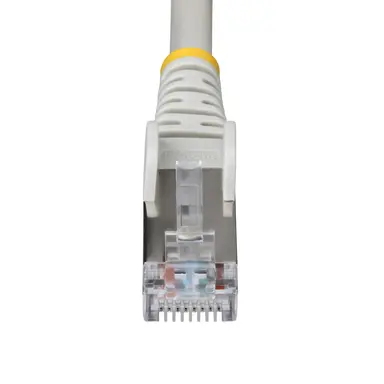 StarTech.com 1 ft Gray Cat6a Ethernet Cable, Snagless RJ45, 10G, 100W PoE, S/FTP, LSZH, 27AWG, image 8
