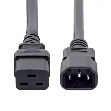 StarTech.com 6 ft (1.8 m) Heavy Duty Power Cord, C14 to C19, 15A 250V, 14AWG, Heavy Gauge PDU, image 8