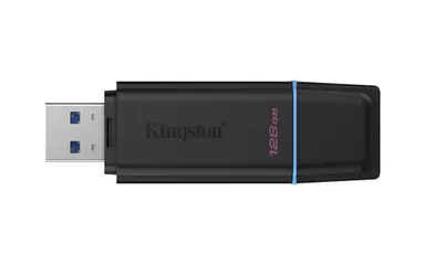 Kingston 128GB Portable USB 3.2 Gen 1 Datatraveler Exodia Black/Blue, image 4