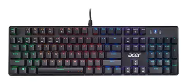 Acer America Acer NKW202 Nitro Full Size Wired Keyboard USB Black Usi GK6090M Retail Pac