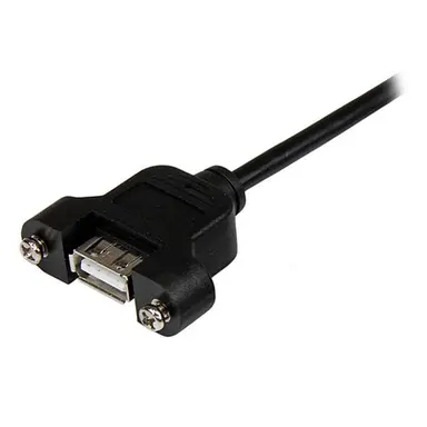 StarTech.com 2 ft Panel Mount USB Cable A to A - F/M, image 3