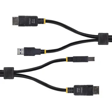StarTech.com 10 ft (3M) DisplayPort and USB 5GBPS KVM Cable, 4K 60HZ, DP 1.2 and USB Combo, image 4