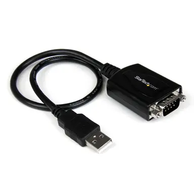 StarTech.com 1 FT USB to RS232 Serial DB9 Adapter Cable with Com Retention - TAA - Add an RS, image 4