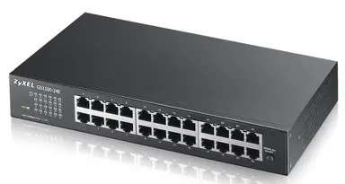 Zyxel Communications United States 24-PORT Gbe Unmanaged Switch Version 3 - 24 X Gbe RJ-45
