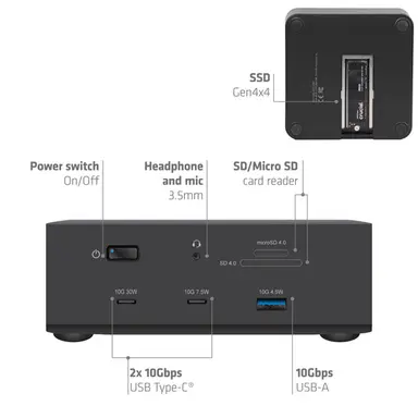 Club 3D B.V The CLUB3D IS A Certified Thunderbolt 5 13-IN-1 Docking STATION. IT Fea, image 8