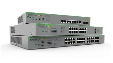 Allied Telesis Gigabit Websmart Switch, 8X 10/100/1000-T PoE+, 2X SFP Ports and Single Fixed PS, image 4