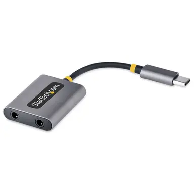 StarTech.com USB-C Headphone Splitter, USB Type C Dual Headset Adapter W/Mic Input, USB C, image 4