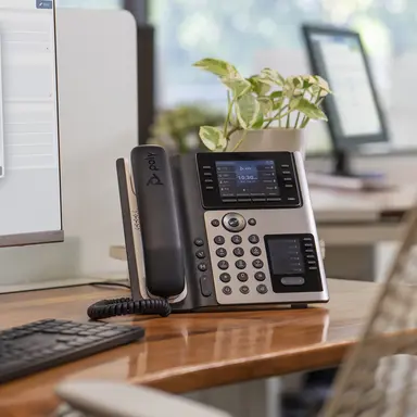 HP Poly Edge E400 IP Phone and Poe-Enabled with Power Supply US, image 6