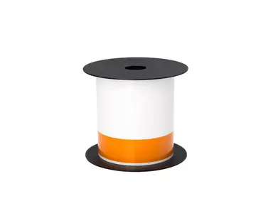 Brother International Corporat 4 in Wide TT Arc Flash Continuous 1-1/8IN Orange Header White Label