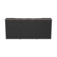 Middle Atlantic C3 Series Hpl Woodkit 3 Bay 32 Inches High Asian Night with Black Metalwave D, image 3