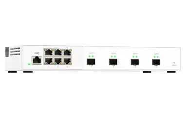 Qnap QSW-M408S 6-PORT Layer 2 Managed SWITCH. 6 X 2.5GBE (1G/100M) Ports And 4 X