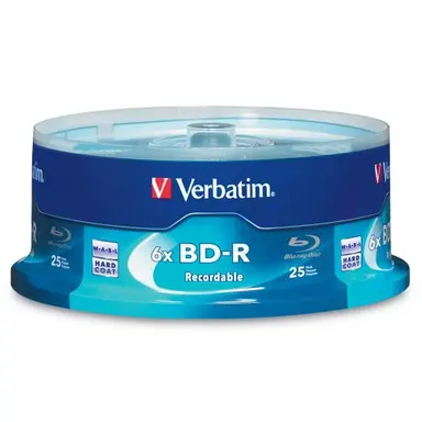 Verbatim Americas Verbatim BD-R 25GB 16X with Branded SURFACE-25PK Spindle, image 4