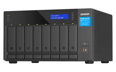 Qnap Ultra-High Speed 8 Bay NAS. Intel Core I9 16C (8 Performance Cores + 8 Effi
