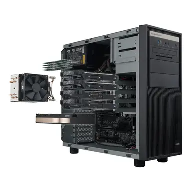 ASUS ExpertCenter Pro ET500I W8-B-750 Desktop Black Intel W880 Lga 1851 (Socket V1), image 4