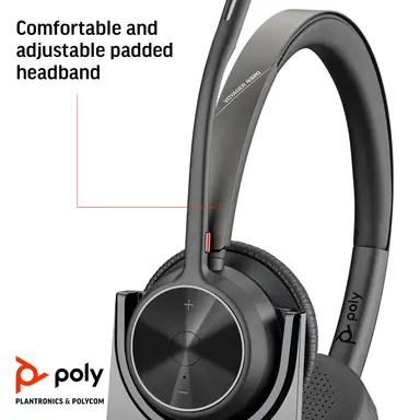 HP Sbuy Poly Voyager 4320 Microsoft Teams Certified Headset +BT700 Dongle +CHARGING, image 6