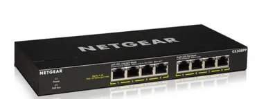 NETGEAR Switch - GS308PP - Desktop - Wired - 1GBPS - Networking / Ports Qty: 8 - Gigabit, image 7