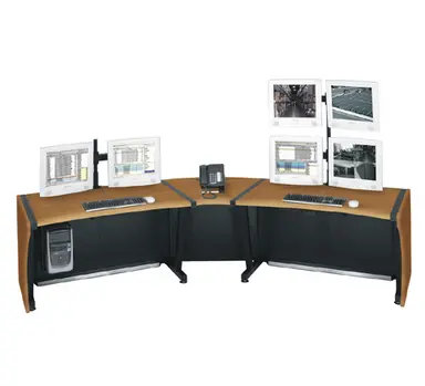 Middle Atlantic 48 Inch LCD Monitoring Desk DC Economical Monitoring And Control Workstation WI
