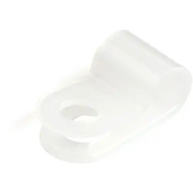 StarTech.com 100 R-Type Screw Mount Cable Clamps for Small 5MM/0.19IN Bundle Diameter - Nylon, image 4