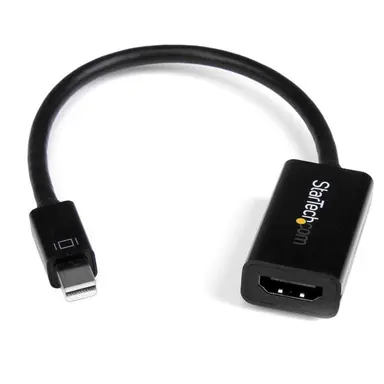 StarTech.com Active Mini DisplayPort to HDMI Adapter Dongle - 4K 30HZ/1080P/7.1CH Audio/HDCP